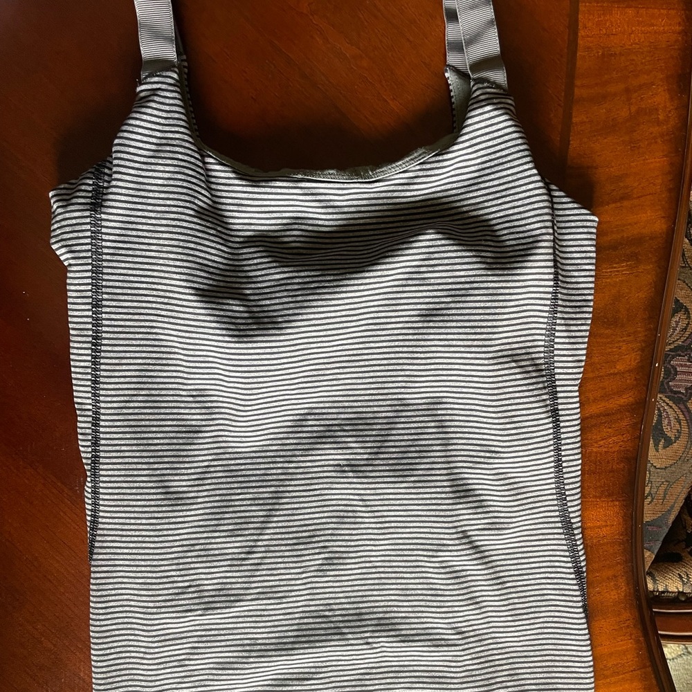 Striped lululemon tank top